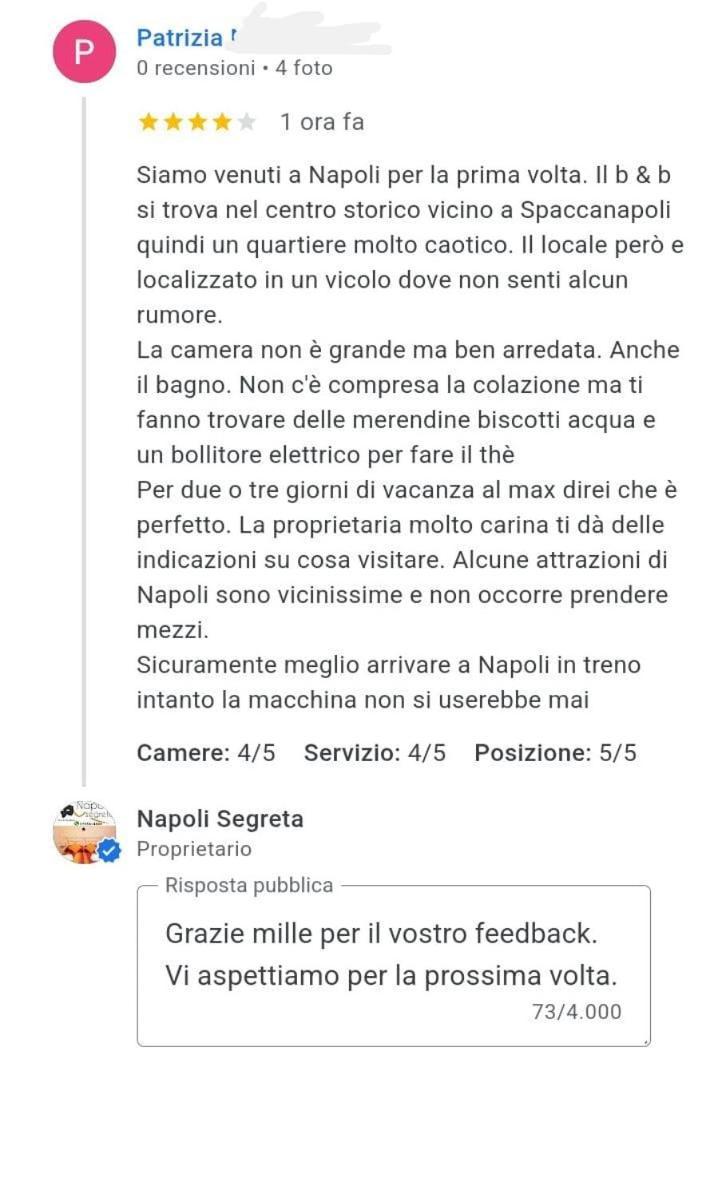 Napoli Segreta Bed & Breakfast Exterior photo